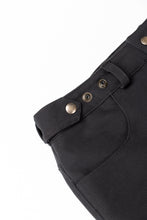 Load image into Gallery viewer, black insulated work pants adjustable waist