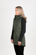 Load image into Gallery viewer, Green women's work vest