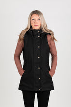 Load image into Gallery viewer, Black women's work vest