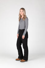 Load image into Gallery viewer, Black insulated work pants